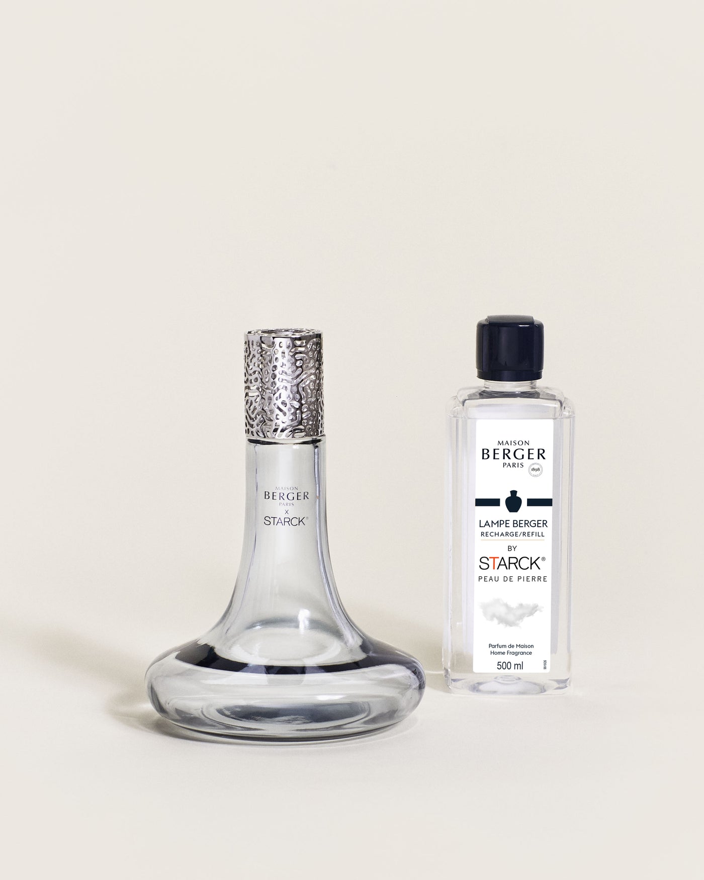 Starck Grey with Peau de Pierre Lampset