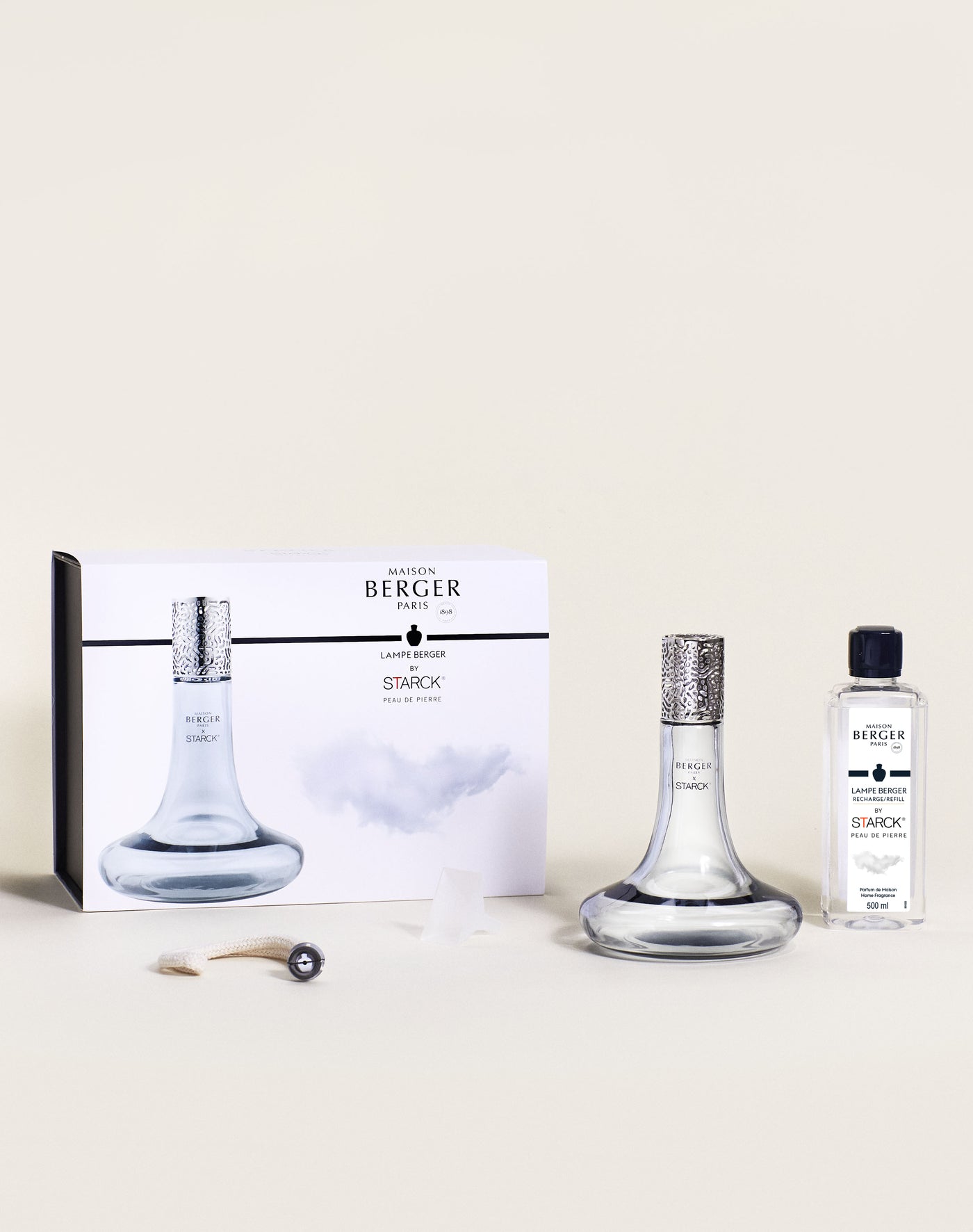 Starck Grey with Peau de Pierre Lampset