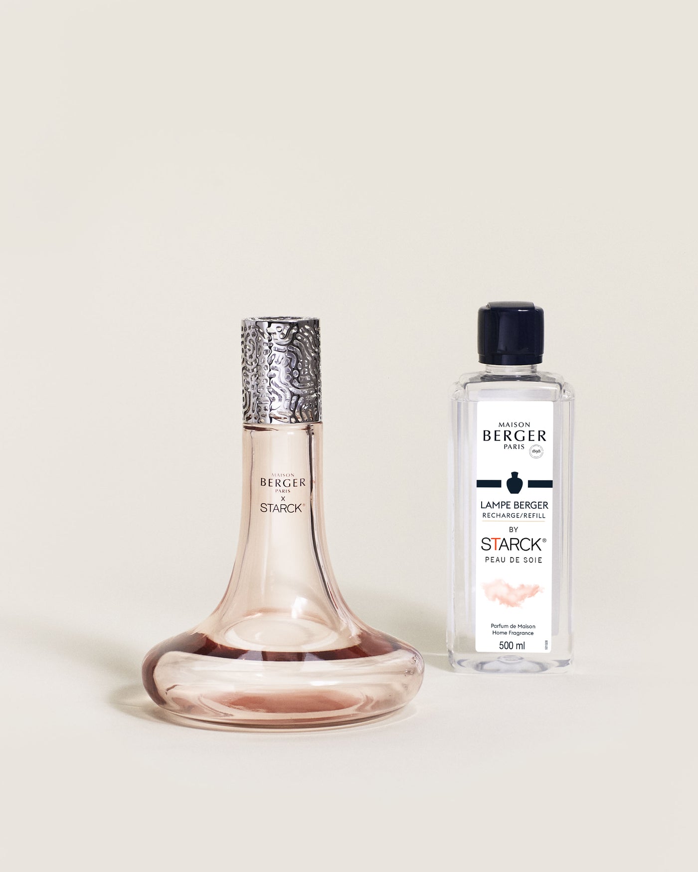 Starck Pink with Peau de Soie Lampset