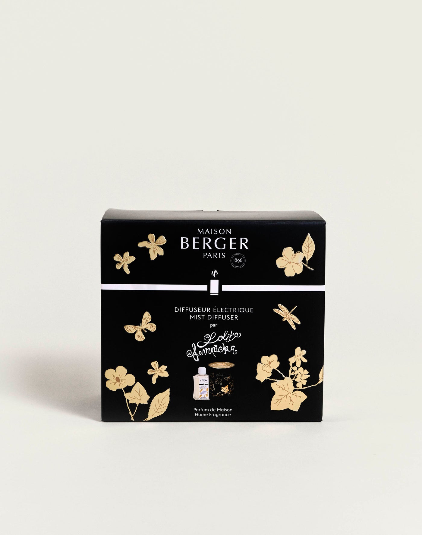Black Satin Electric Diffuser with Lolita Lempicka