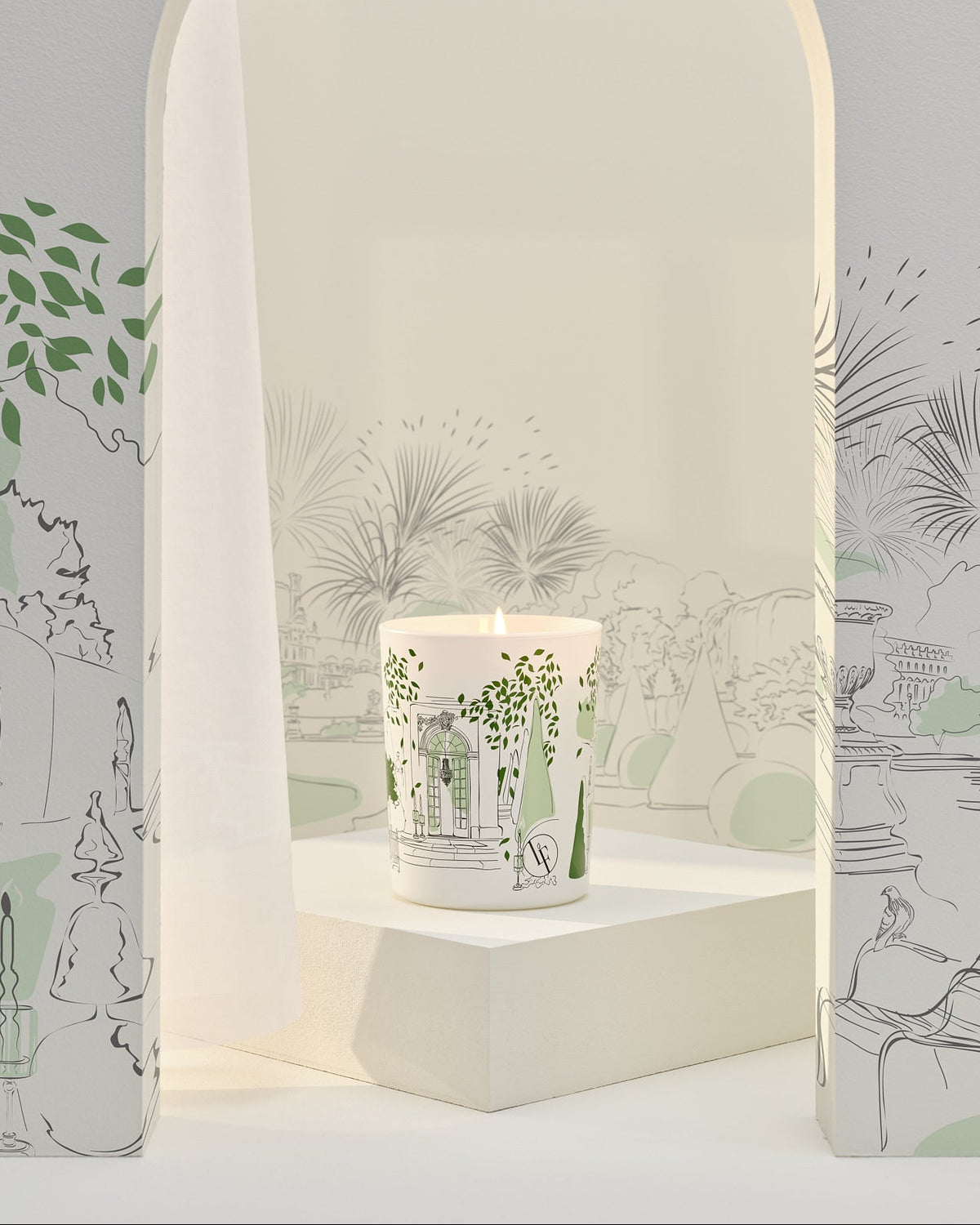 French Garden Scented Candle