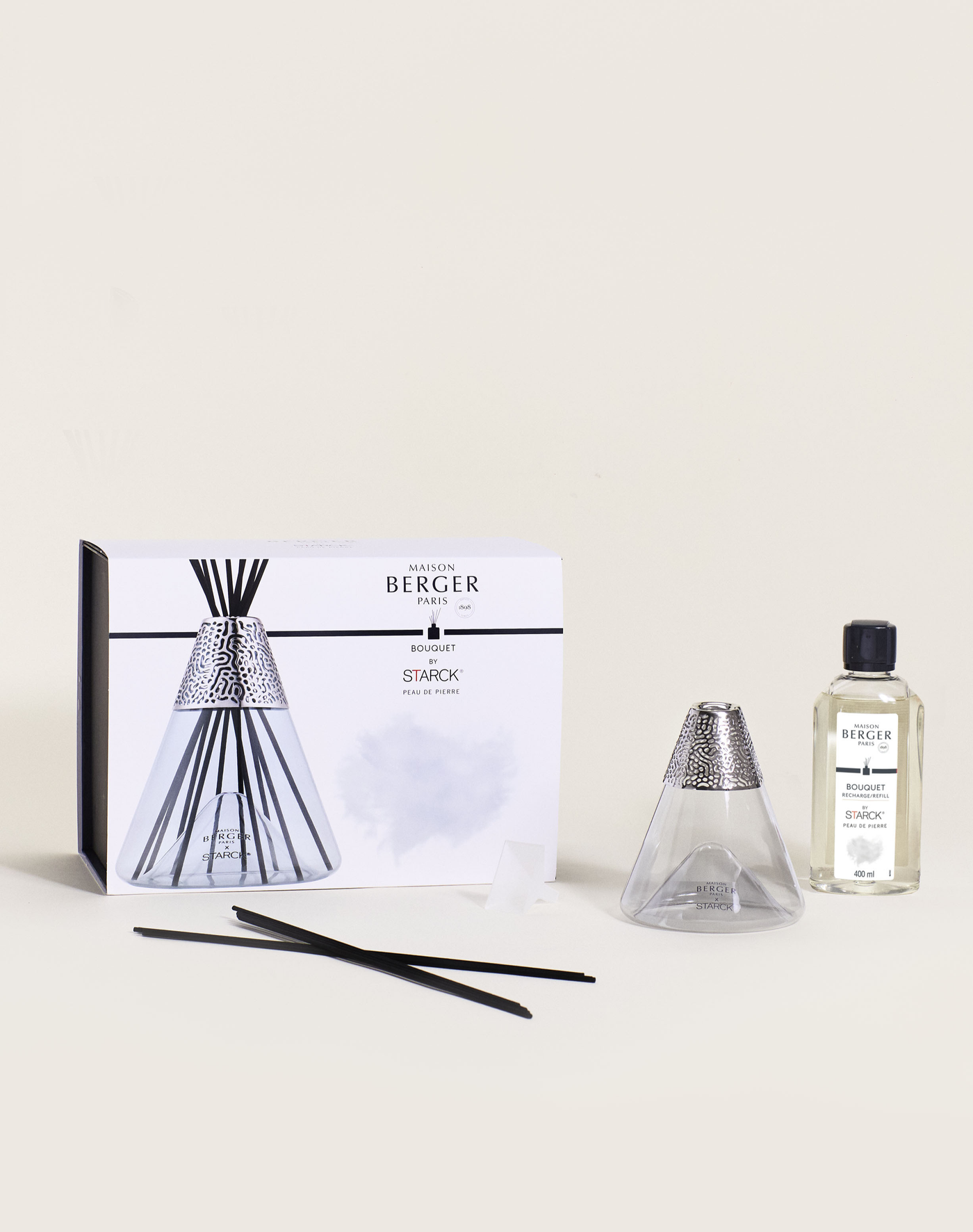 Starck Grey with Peau de Pierre Scented Bouquet
