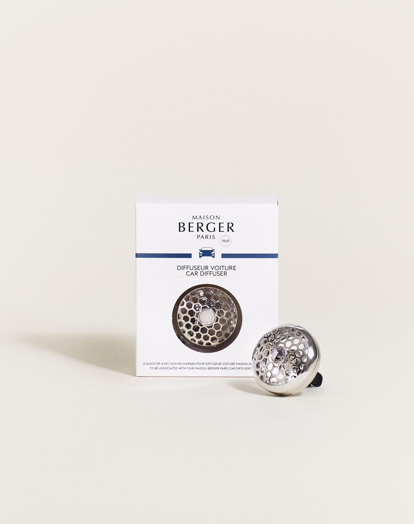Chrome Honey Comb Car Diffuser Vent Clip
