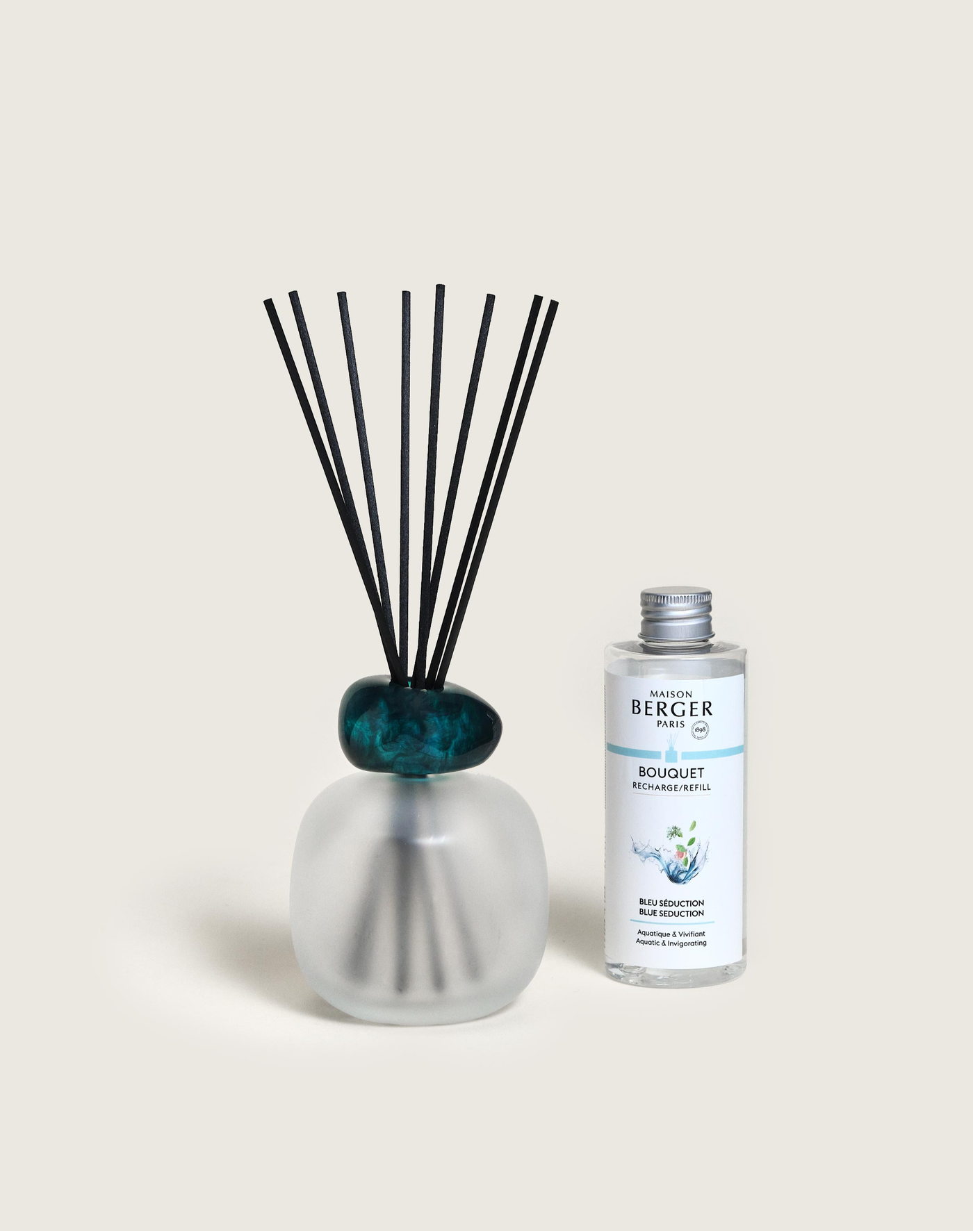 Mineral Frosted Blue Seduction Scented Bouquet Gift Set