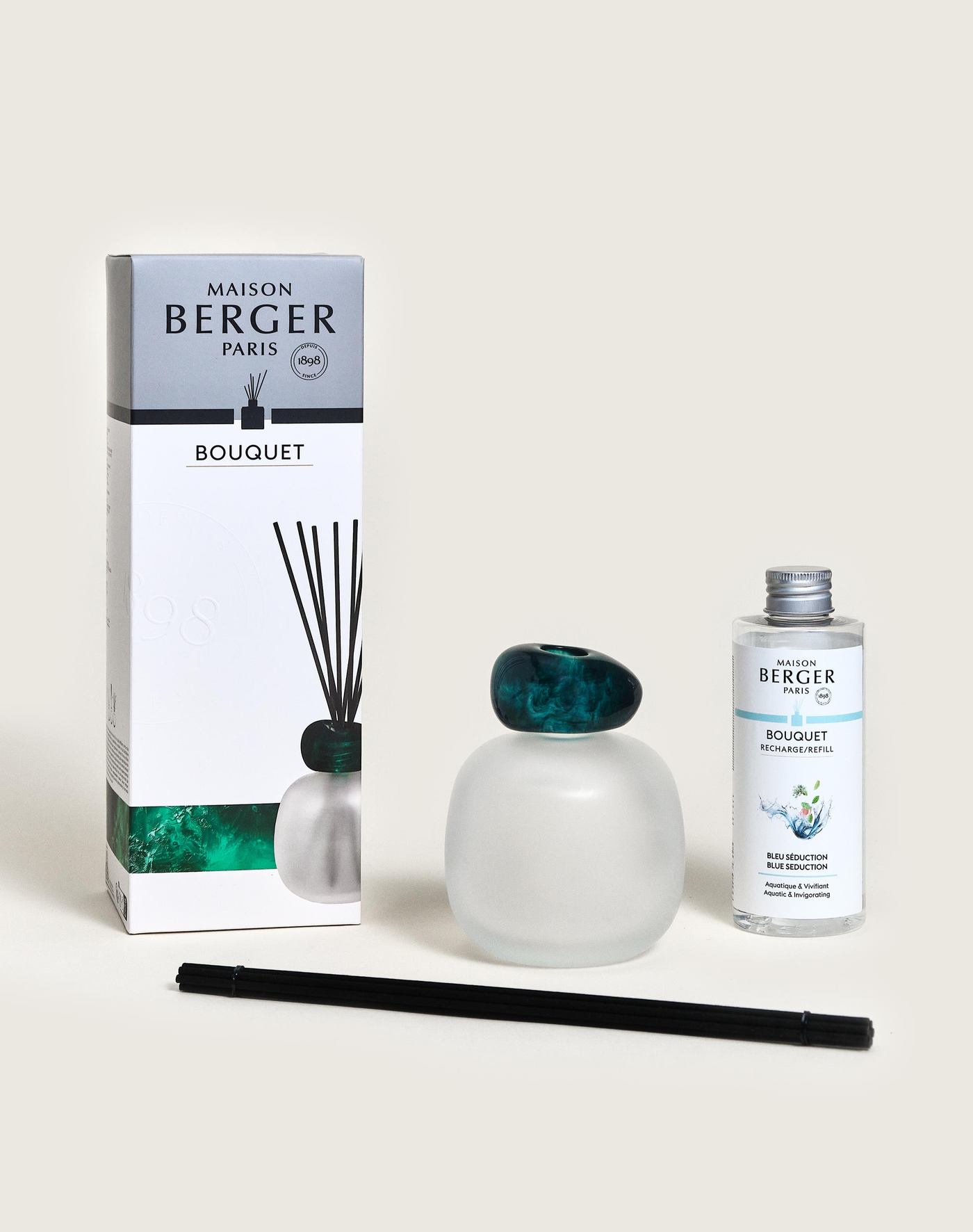 Mineral Frosted Blue Seduction Scented Bouquet Gift Set